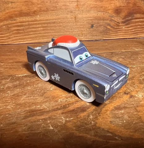 Disney Toys R Us Wooden Cars HOLIDAY FINN MCMISSILE Exclusive 2010 Cover