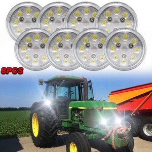 8pz RE285628 Proiettore Led Luce di Lavoro per John Deere 4050,4250,4450,4650,4850 - Foto 1 di 11