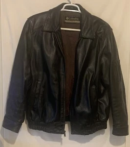 Columbia Sportswear Company Leather Coat Size XL Pit to Pit 27" - Picture 1 of 10