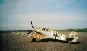 MESSERSCHMITT Me 109 E (Spannweite 1727 mm). Modellbauplan - Bild 1 von 4