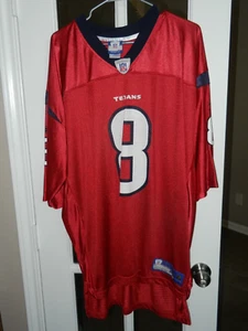 HOUSTON TEXANS MATT SCHAUB BATTLE RED JERSEY "XXL" BY ON FIELD REEBOK - Picture 1 of 6