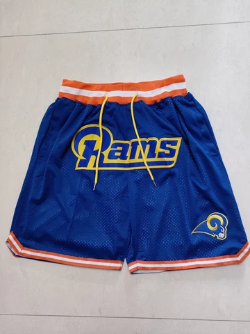Los Angeles Rams Men’s Football Basketball Pants Pockets stitched Shorts Cover