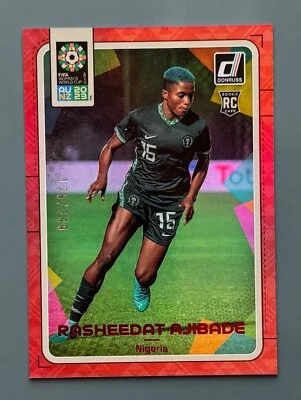 2023 Donruss Womens World Cup #125 Rasheedat Ajibade /299 red - Image 1 of 2