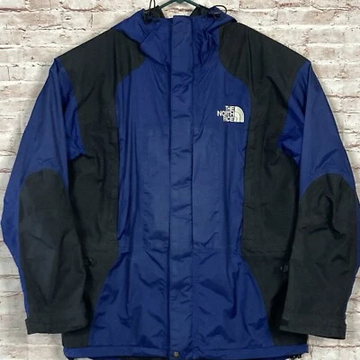 The North Face Jacket Mens Large Blue Gore-Tex Hooded Nylon Triple Closers PTFE - Image 1 of 4