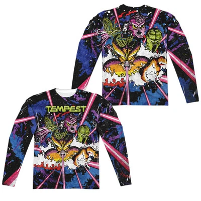 Camiseta sublimada masculina manga longa adulto licenciada ATARI KEY ART média - Imagem 1 de 3