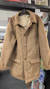 LL Bean Warden Cappotto Giacca Vintage Marrone Uomo XXL Usato - Foto 1 di 2