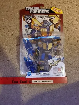 Transformers Generations 30th Anniversary Thrilling 30 Deluxe Class Goldfire New - Image 1 of 2