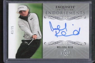 2013 Exquisite Golf #EE-MR Melissa Reid Auto /75 - Image 1 of 2