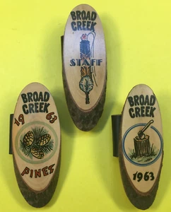 BOY SCOUT 3 VINTAGE BROAD CREEK STAFF 1963 PINES SLIDES AXE BALTIMORE AREA BAC - Picture 1 of 5
