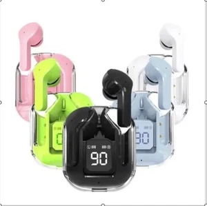 Pink - Wireless Earbuds Noise Cancelling waterproof headphones charging case - Picture 1 of 12