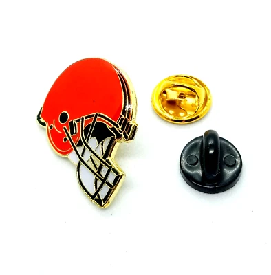 CLEVELAND BROWNS PIN Football NFL Team Gift Enamel Hat Backpack Lapel Brooch - Image 1 of 4