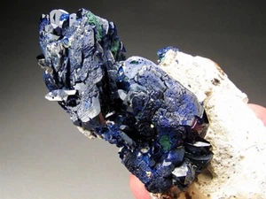 Azurite Milpillas Mine Municipio de Santa Cruz Sonora Mexico - Picture 1 of 7