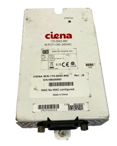 Ciena 170-0042-900 CMUPAADAAA 100 - 240VAC TO 12VDC Power Supply For CN3931 - Picture 1 of 5