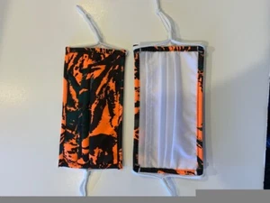 Nuevo Algodón Mascarilla Mascarillas Camuflaje Camuflaje Naranja Bolsillo Ajustable - Imagen 1 de 1