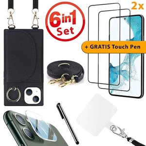 Funda de móvil con cinta, cordón, cadena para móvil, funda protectora, lámina, tarjetero, cuerda - Imagen 1 de 18