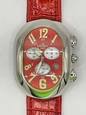Haurex Italy Ricurvo Chronograph Ref. 99105 Limited Edition ~ New Batt ~Exc Cond - Image 1 of 4