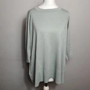 PURE COLLECTION Silk Linen Oversized Knitted pullover Sweater Top Size 8/10 - Picture 1 of 12