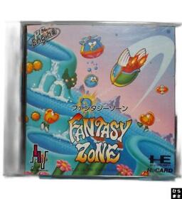 PC Engine Hu FANTASY ZONE Good Condition Card Only 7386 pe