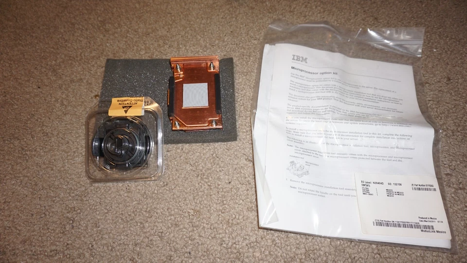 IBM 69Y0925 QUAD-CORE INTEL XEON Pro E5640 2.66 GHZ w/ Heatsink - Image 1 of 4