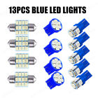Led Lights Interior Package Kit Ice Blue 8000K Dome Map License Plate Lamp Bulbs