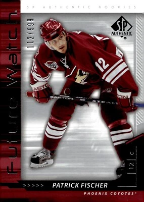 Patrick Fischer - 2006-07 SP Authentic Future Watch /999 Rookie Card #220 - Image 1 of 2