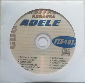 ADELE KARAOKE CDG GREATEST HITS FASTRAX FTX-1017 ROLLING IN THE DEEP CD+G - Imagen 1 de 1