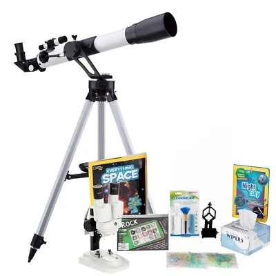 Kids Telescope Space Watcher Series with 35X-350X 700x60mm Telescope Kit 8 - Image 1 of 4