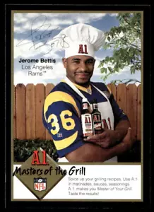 1994 A1 Masters of the Grill Jerome Bettis Los Angeles Rams NR-MINT - Picture 1 of 2