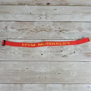 Mcdonalds Cactus Plant Flea Market Crew CPFM McDonald's Red Bracelet - Picture 1 of 4