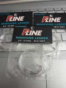 3 Packs P Line Mooching Rig Adjustable 2/0 3/0 30LB Fishing Bait Tackle - Picture 1 of 2