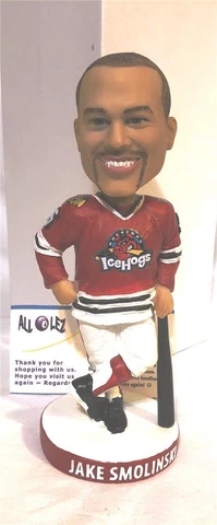 2017-2018 ROCKFORD ICEHOGS JAKE SMOLINSKI SGA BOBBLEHEAD OAKLAND A'S ~ NIB Cover