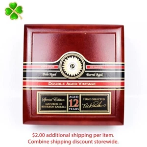 Caja de cigarros de madera vacía de doble envejecimiento Perdomo Churchill Sun Grown 8" x 8" x 3,25" - Imagen 1 de 12