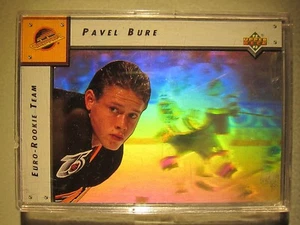 1992-93 Upper Deck Euro-Rookie Team #ERT1 Pavel Bure *HOLOGRAMS* - Picture 1 of 2