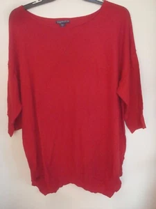 Ladies Plus Sweater Red Size 2X Covington - Picture 1 of 2