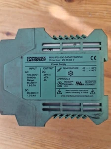 Phoenix Contact Mini-ps-100-240ac/24dc/4 Netzteil 24V 4A - Bild 1 von 2