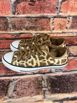 Converse X John Varvatos Lentejuelas Buey Hombres 7 Mujeres 9 Estampado Jirafa Edición Limitada Foto 1 de 4