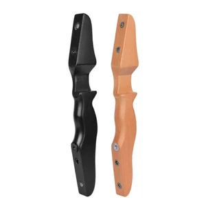 Archery Bow Handle Straight Bow Riser Accessory Pull Riser Wooden Riser Hunting - Picture 1 of 17