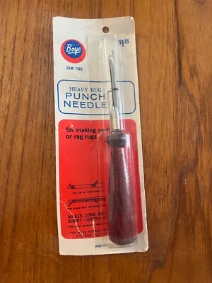 Vintage Boye Heavy Rug Punch Needle #7420 - New old stock - Image 1 of 2