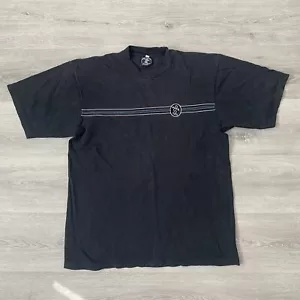 Vintage Da Hui T-Shirt Large Y2K Surfwear Oahu Hawaii Surf Surfboards Black Tee - Picture 1 of 6