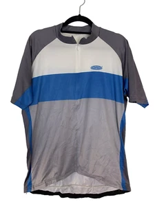 Rose Verband Radtrikot Biking Roach blau/grau/weiß Größe M - Bild 1 von 3
