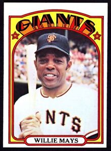 1972 Topps #49 Willie Mays - San Francisco Giants - EXMT - ID093