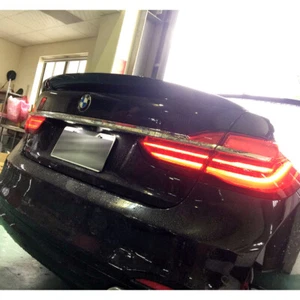 Unpainted High Kick P Type Rear Trunk Spoiler Fit For BMW G11 G12 7 SERIES 750i - Picture 1 of 5