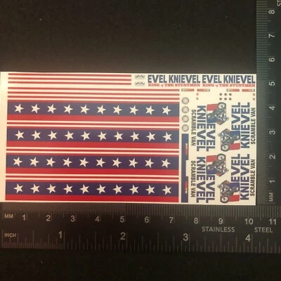 Calcomanía transparente de tobogán acuático 1:64 para furgoneta Combat Medic Evel Knievel Scramble Foto 1 de 4