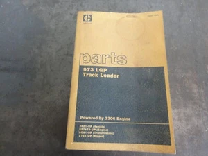Caterpillar CAT 973 LGP Kettenlader Teile Handbuch SEBP1365 1984 - Bild 1 von 7