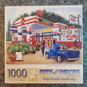 NUOVI pezzi FRANK'S FRIENDLY SERVICE 1000 pezzi puzzle vecchia stazione di servizio - Foto 1 di 6