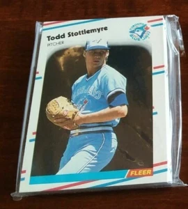 1988 FLEER UPDATE #U-68 TODD STOTTLEMYRE LOT OF (10) BASEBALL CARDS - Bild 1 von 1