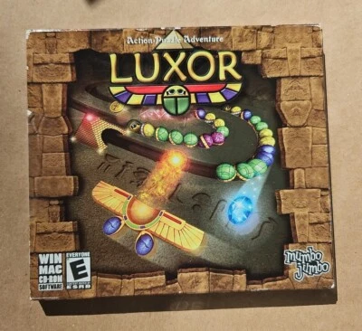 Luxor (PC CD-ROM, 2006, Mumbo Jumbo) Puzzle Adventure Game - FREE SHIPPING  - Image 1 of 3