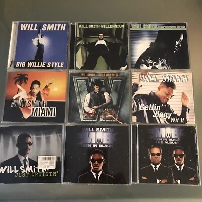 Will Smith 9 CD IMPORT LOT- Men In Black, Wild Wild West, Willenium, Miami, Jig Foto 1 de 4