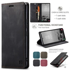 For Samsung Galaxy Note20 S24 S23 S22 S21 S20+FE Ultra Flip Wallet ID Card Case - Picture 1 of 97