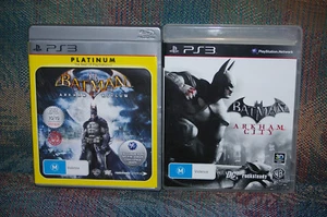 Batman Arkham Asylum and Arkham City for PS3. Used, great condition - Picture 1 of 3